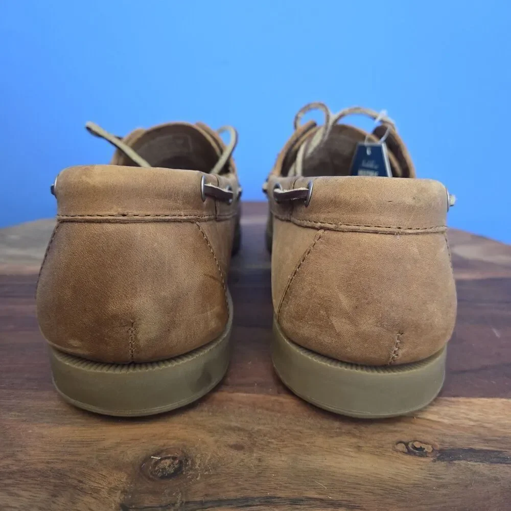 G.H. Bass & Co Seafarer Classic Boat Shoe Docksider Tan Nubuck Men's 11M